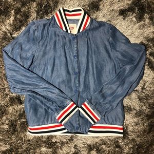 Denim Bomber Jacket